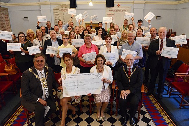 Local Freemasons Offer Tremendous Charity Support 
