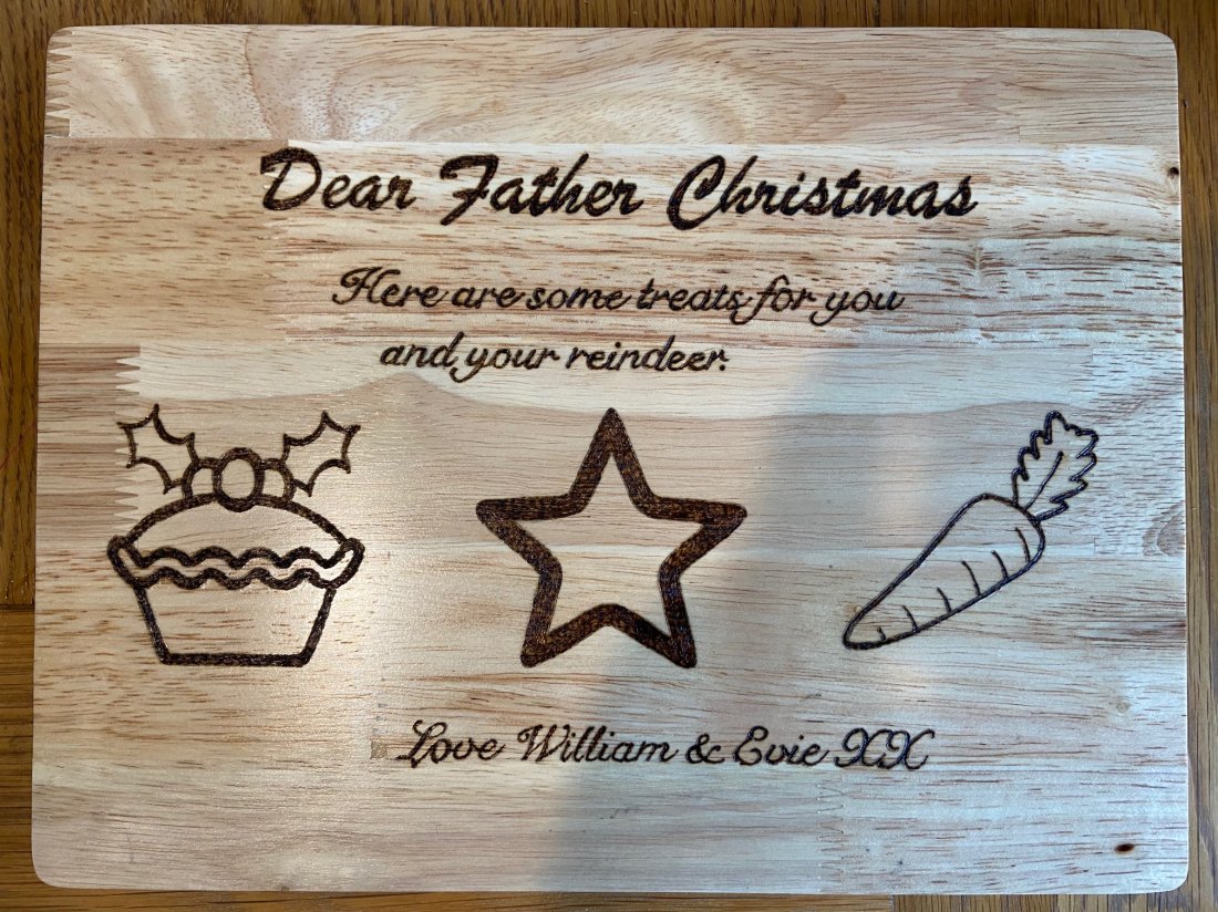 Personalised Christmas Eve Treat Boards