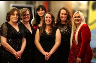 Shona's Red & Black Ball